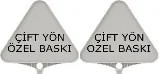 Üçgen Levha Çift Yön Özel Baskı – ZT772D